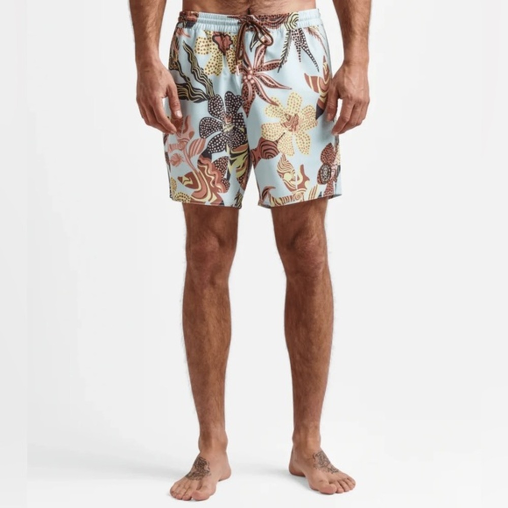 Roark Shorey Boardshorts Paradaiso Light Blue Size Medium